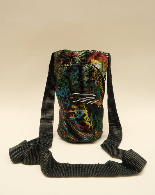 JAGUAR BEADED MOCHILA